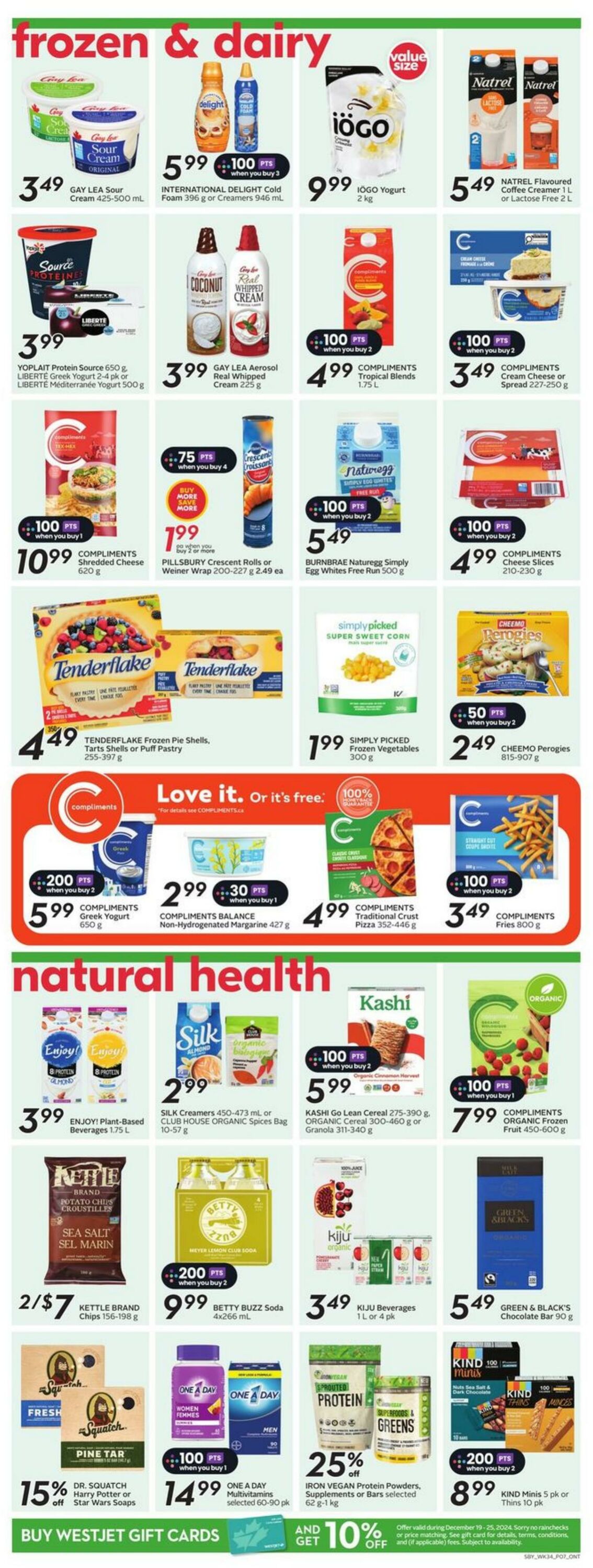 Flyer Sobeys 19.12.2024 - 25.12.2024