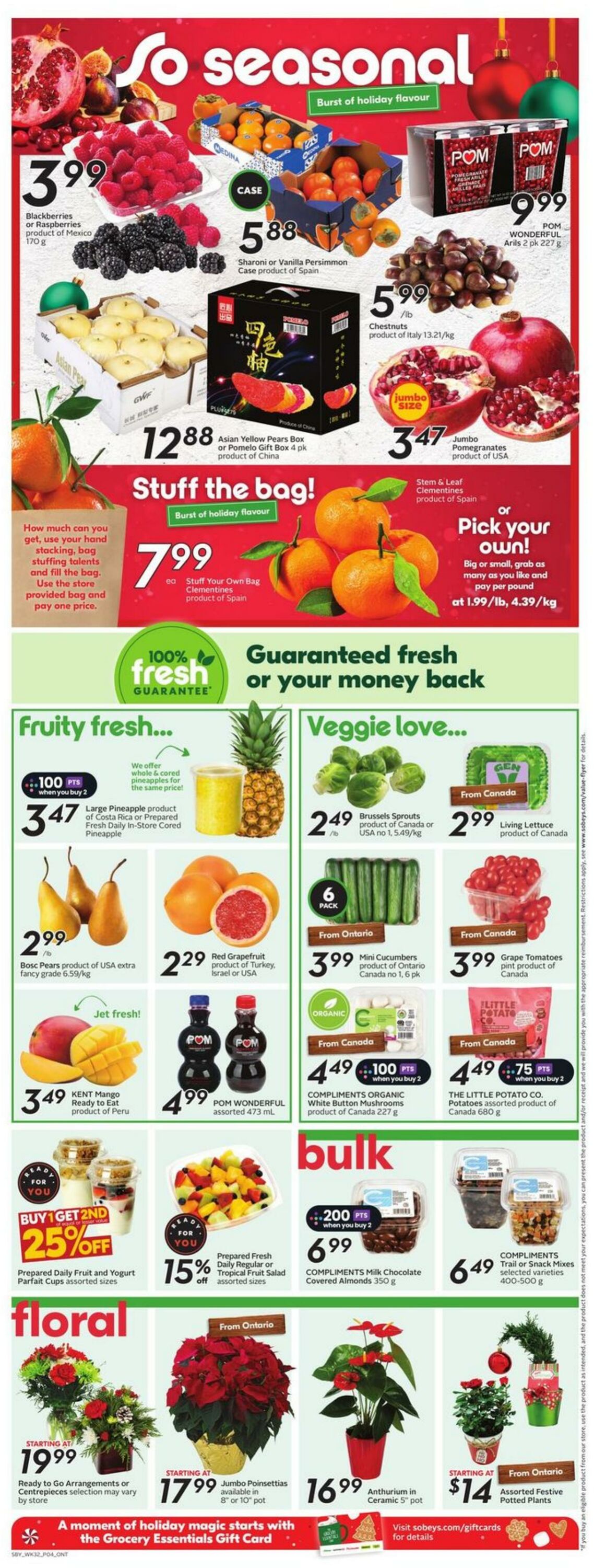 Flyer Sobeys 05.12.2024 - 11.12.2024