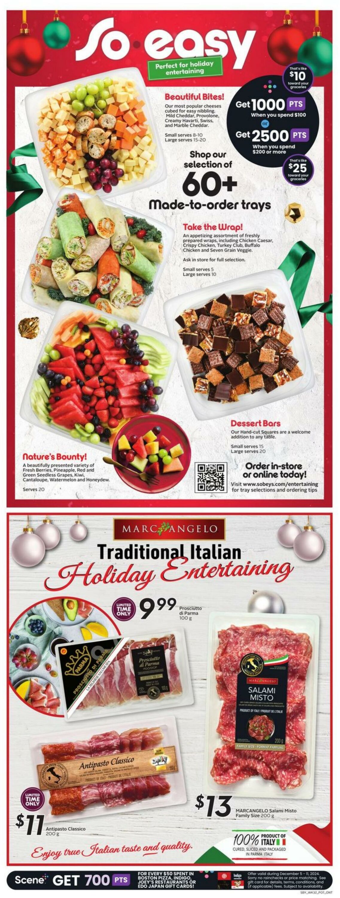 Flyer Sobeys 05.12.2024 - 11.12.2024