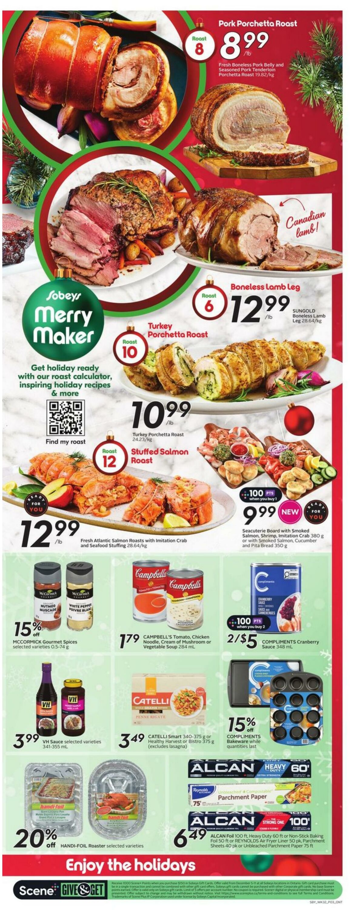 Flyer Sobeys 05.12.2024 - 11.12.2024