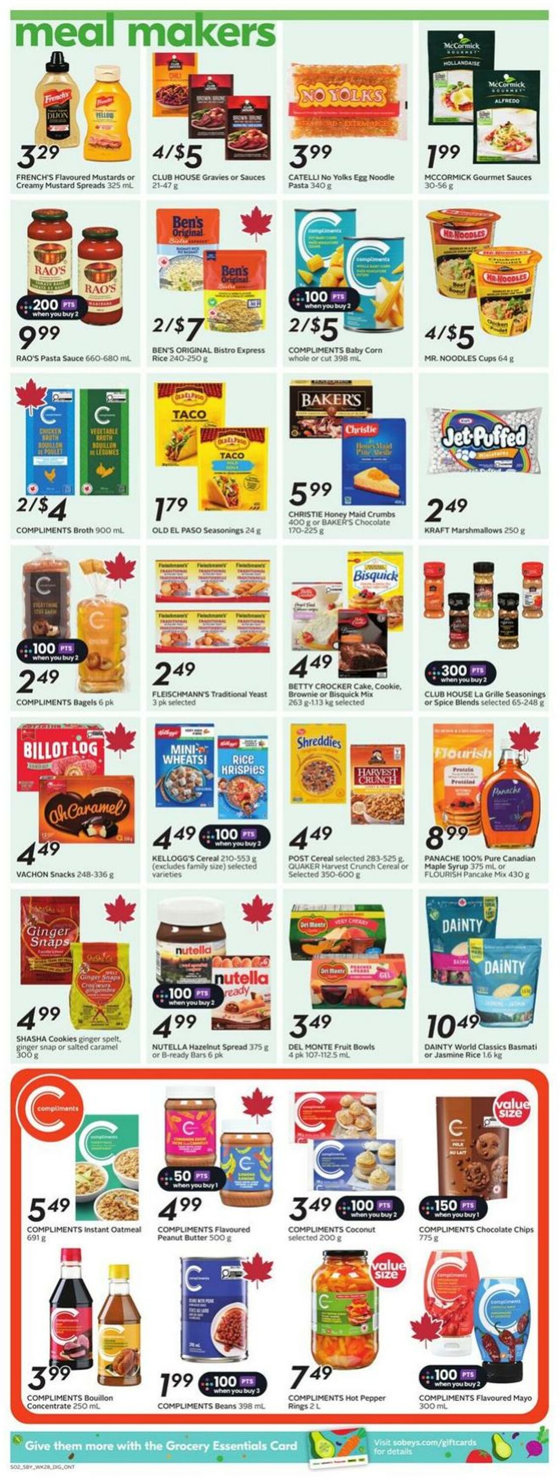 Flyer Sobeys 06.11.2025 - 12.11.2025