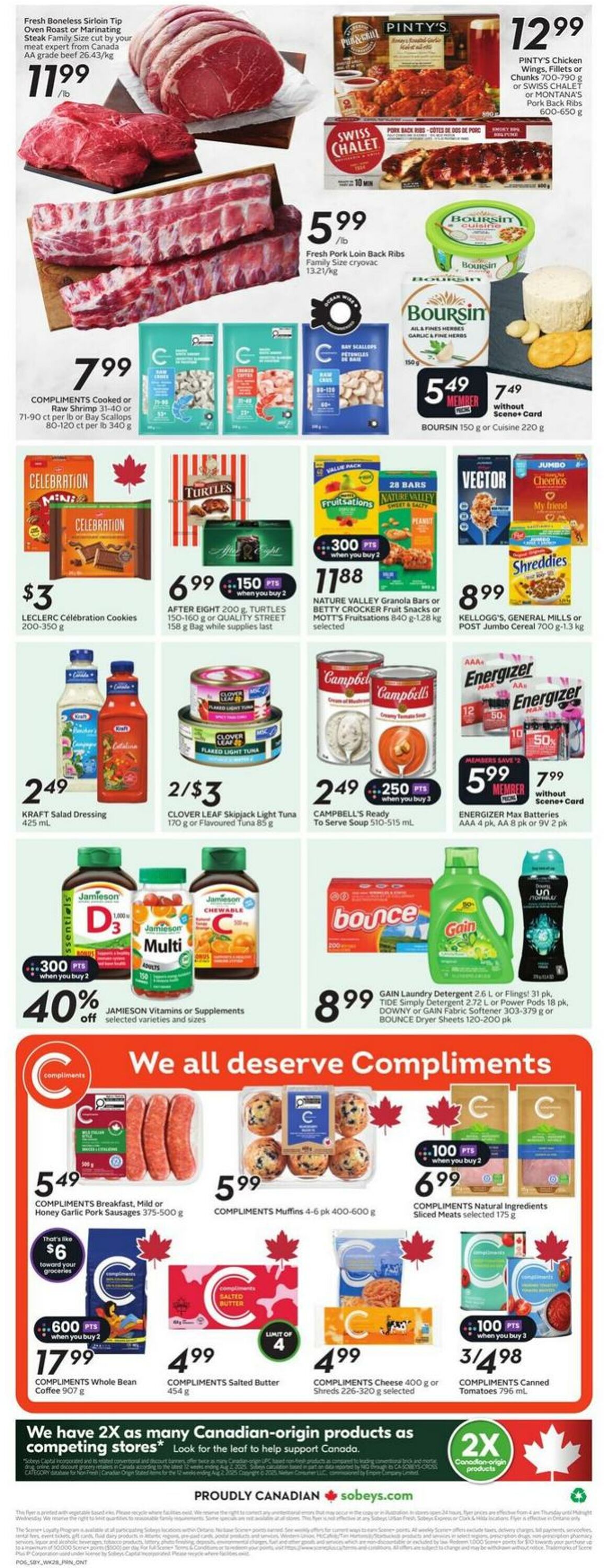 Flyer Sobeys 06.11.2025 - 12.11.2025