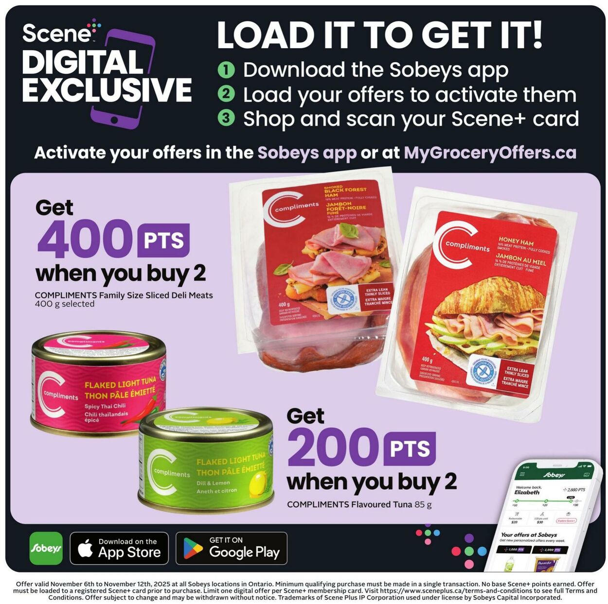 Flyer Sobeys 06.11.2025 - 12.11.2025
