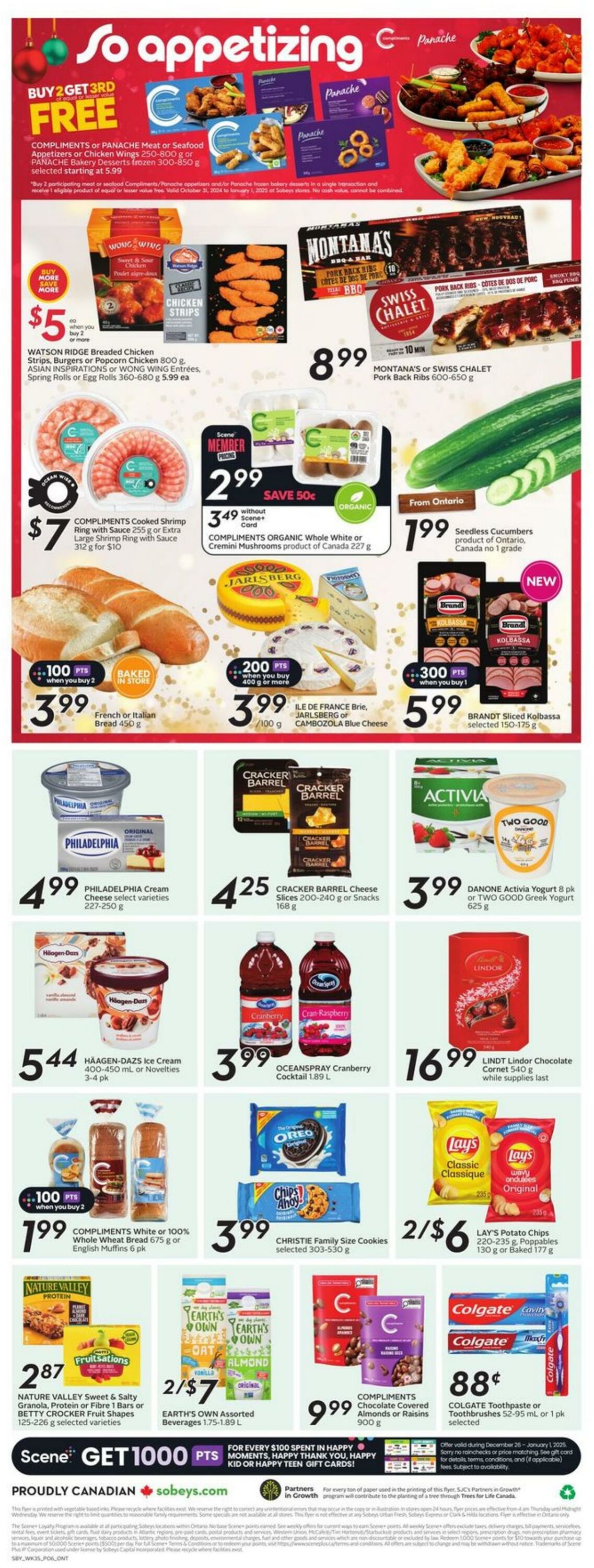 Flyer Sobeys 26.12.2024 - 02.01.2025