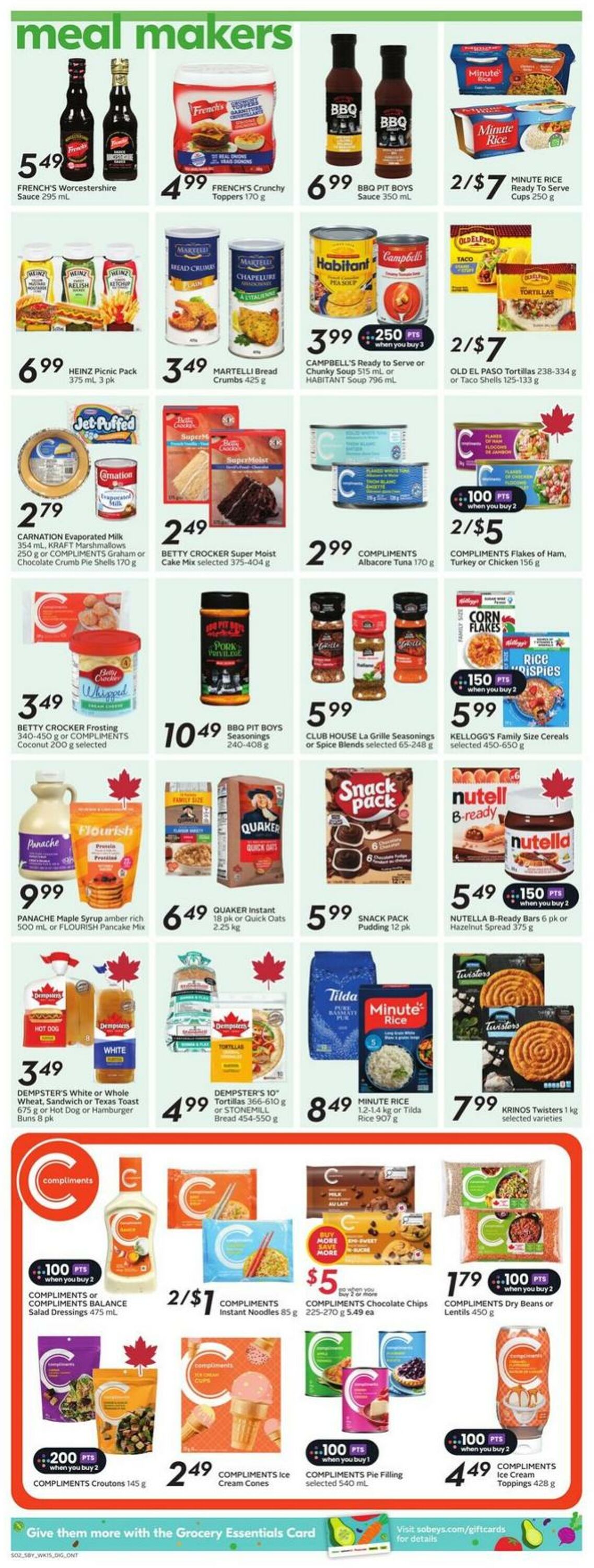 Flyer Sobeys 07.08.2025 - 13.08.2025