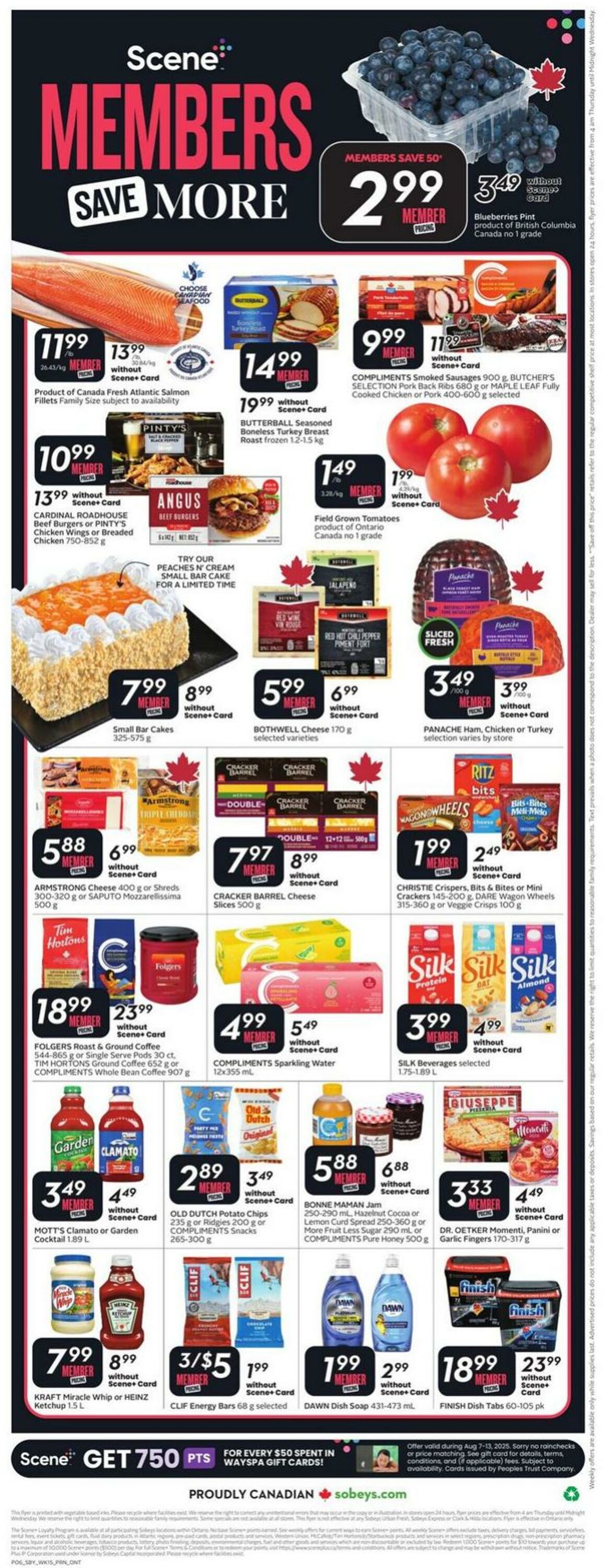 Flyer Sobeys 07.08.2025 - 13.08.2025