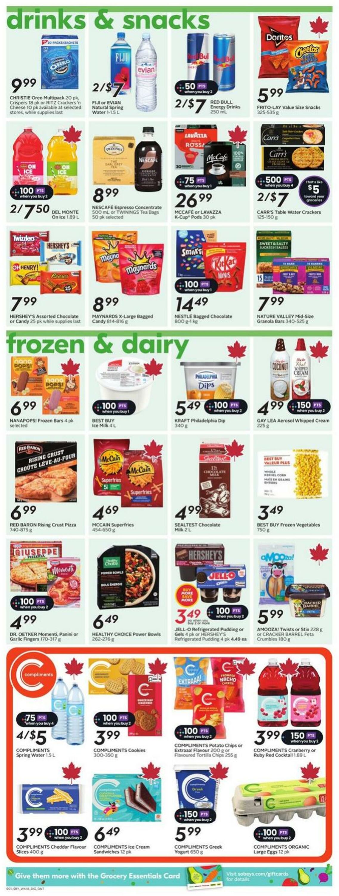 Flyer Sobeys 28.08.2025 - 03.09.2025