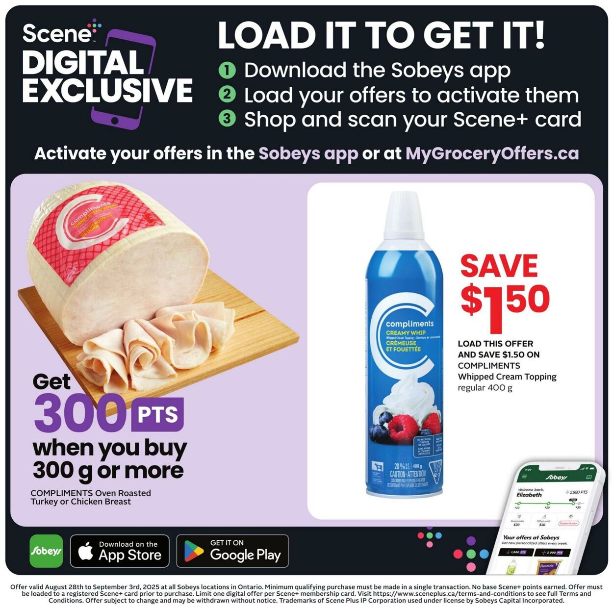 Flyer Sobeys 28.08.2025 - 03.09.2025