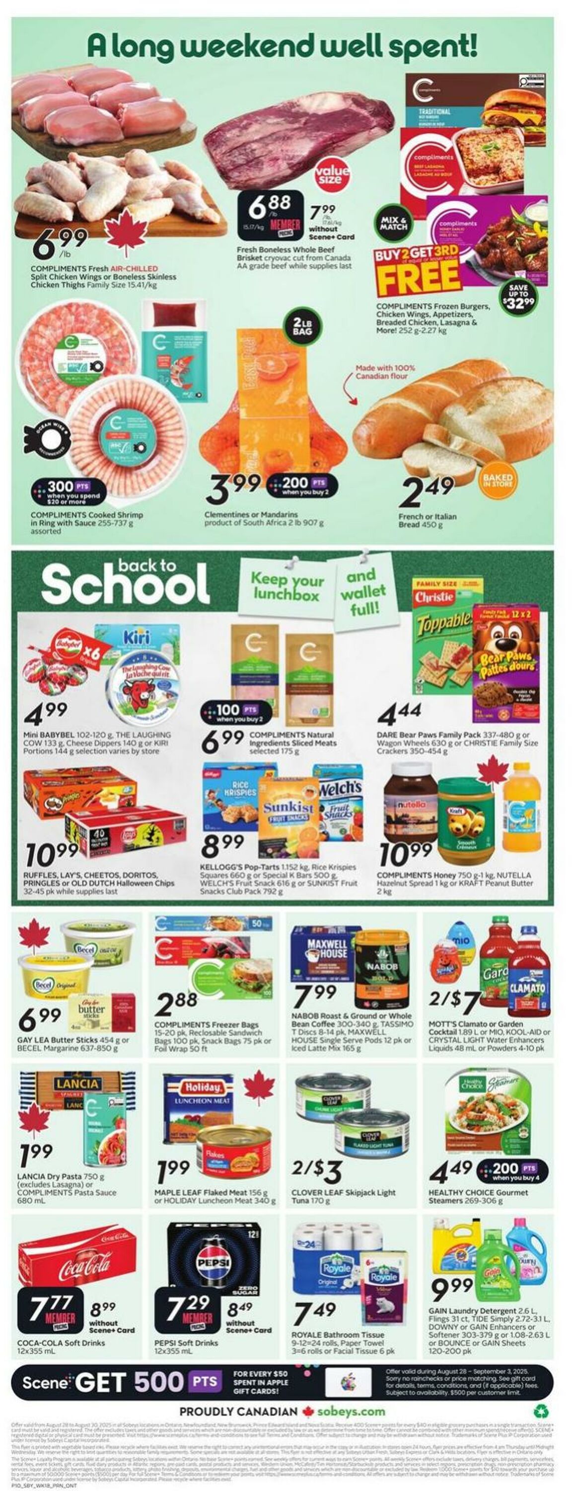 Flyer Sobeys 28.08.2025 - 03.09.2025