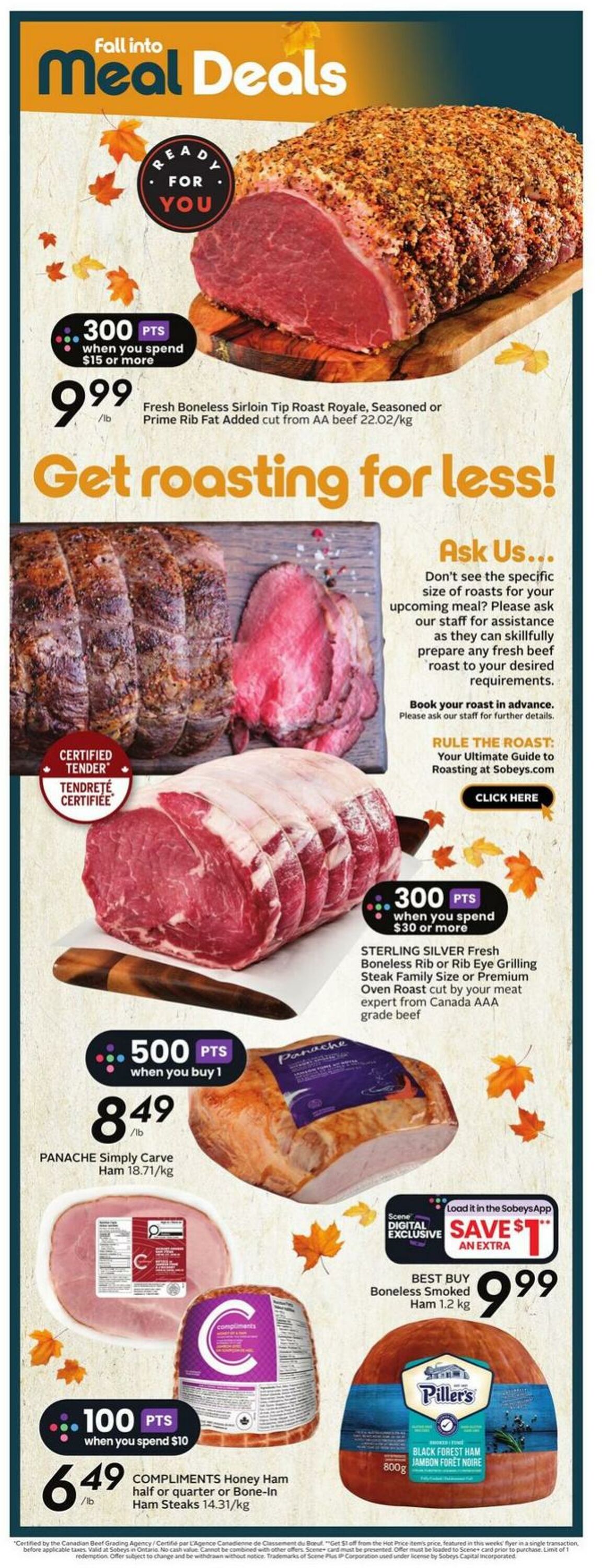 Flyer Sobeys 25.09.2025 - 01.10.2025