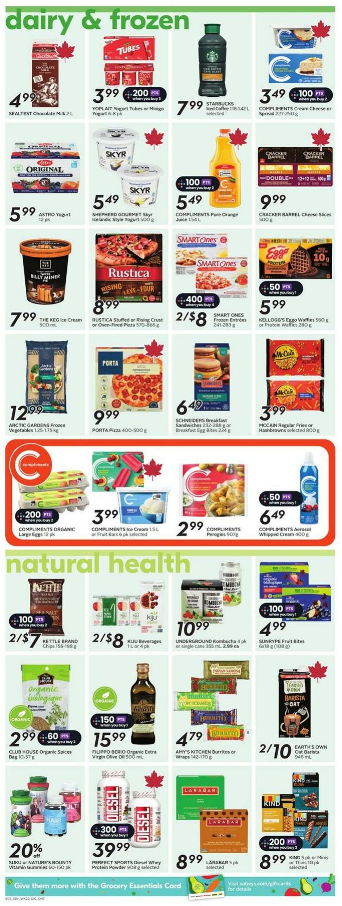 Flyer Sobeys 25.09.2025 - 01.10.2025