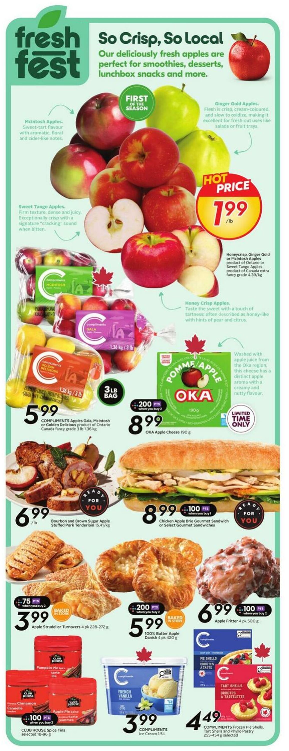 Flyer Sobeys 25.09.2025 - 01.10.2025