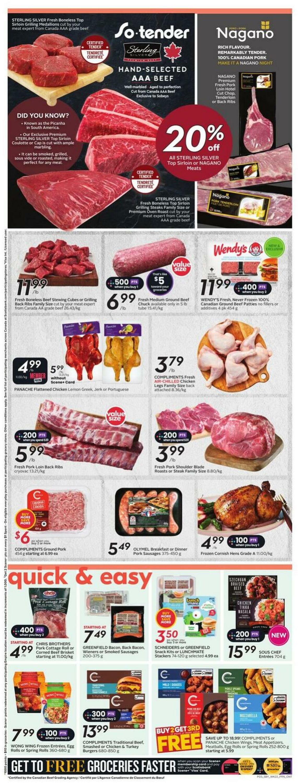 Flyer Sobeys 25.09.2025 - 01.10.2025