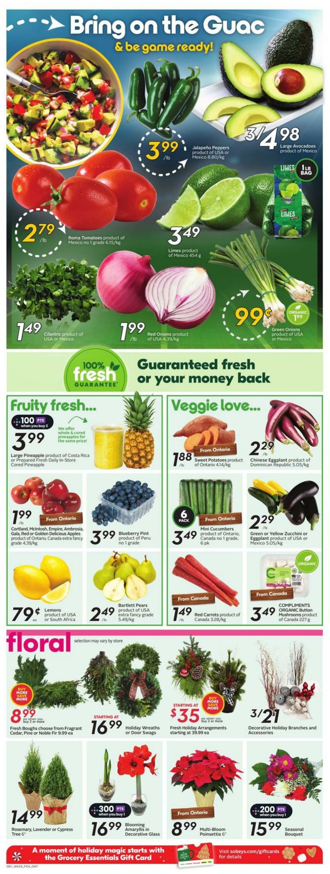 Flyer Sobeys 14.11.2024 - 20.11.2024