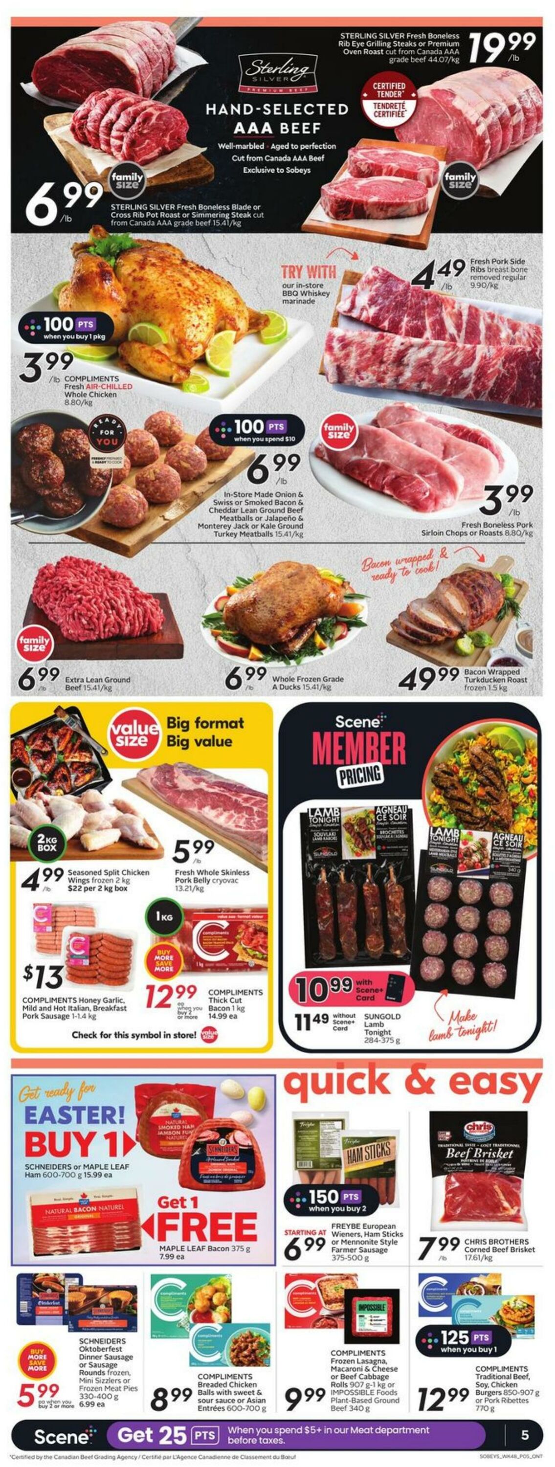 Flyer Sobeys 30.03.2023 - 05.04.2023