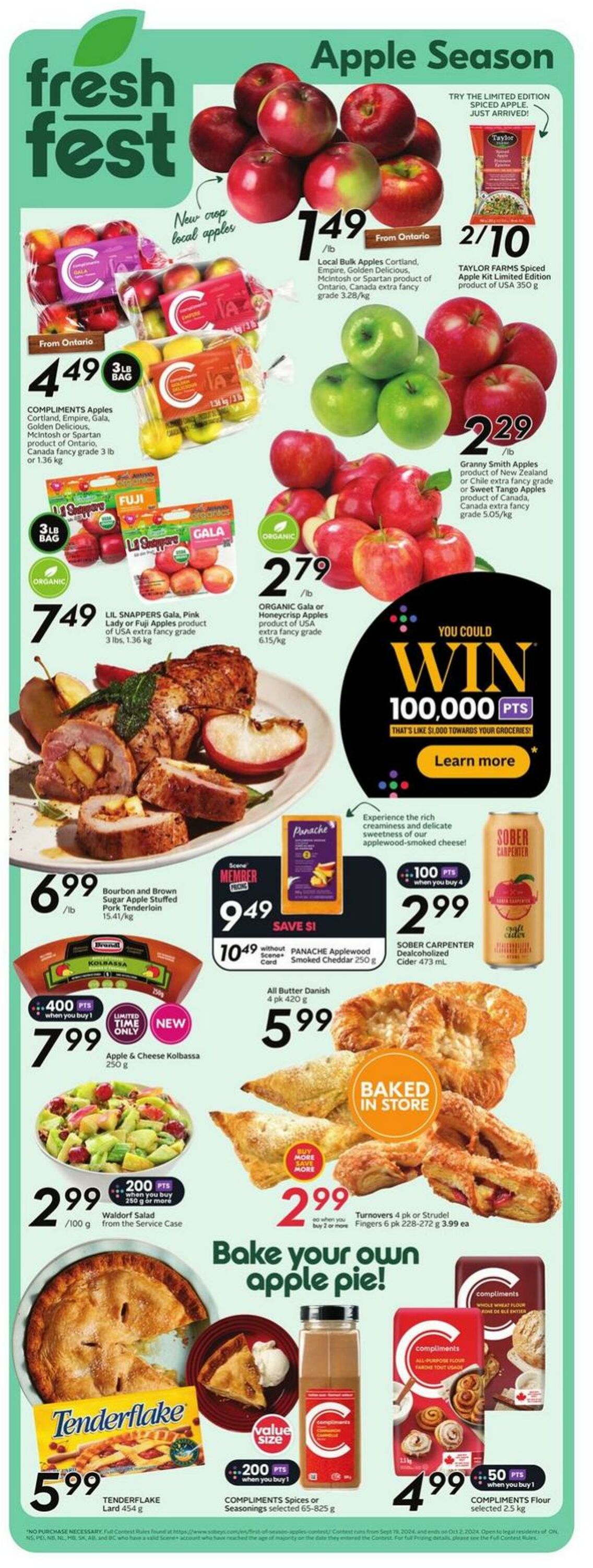 Flyer Sobeys 26.09.2024 - 02.10.2024