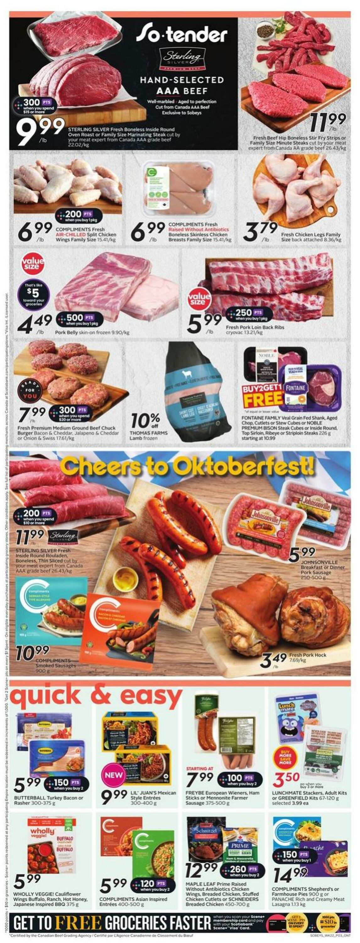 Flyer Sobeys 26.09.2024 - 02.10.2024