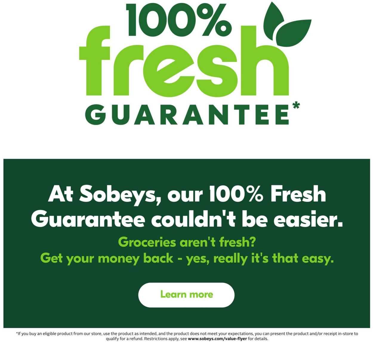 Flyer Sobeys 26.09.2024 - 02.10.2024