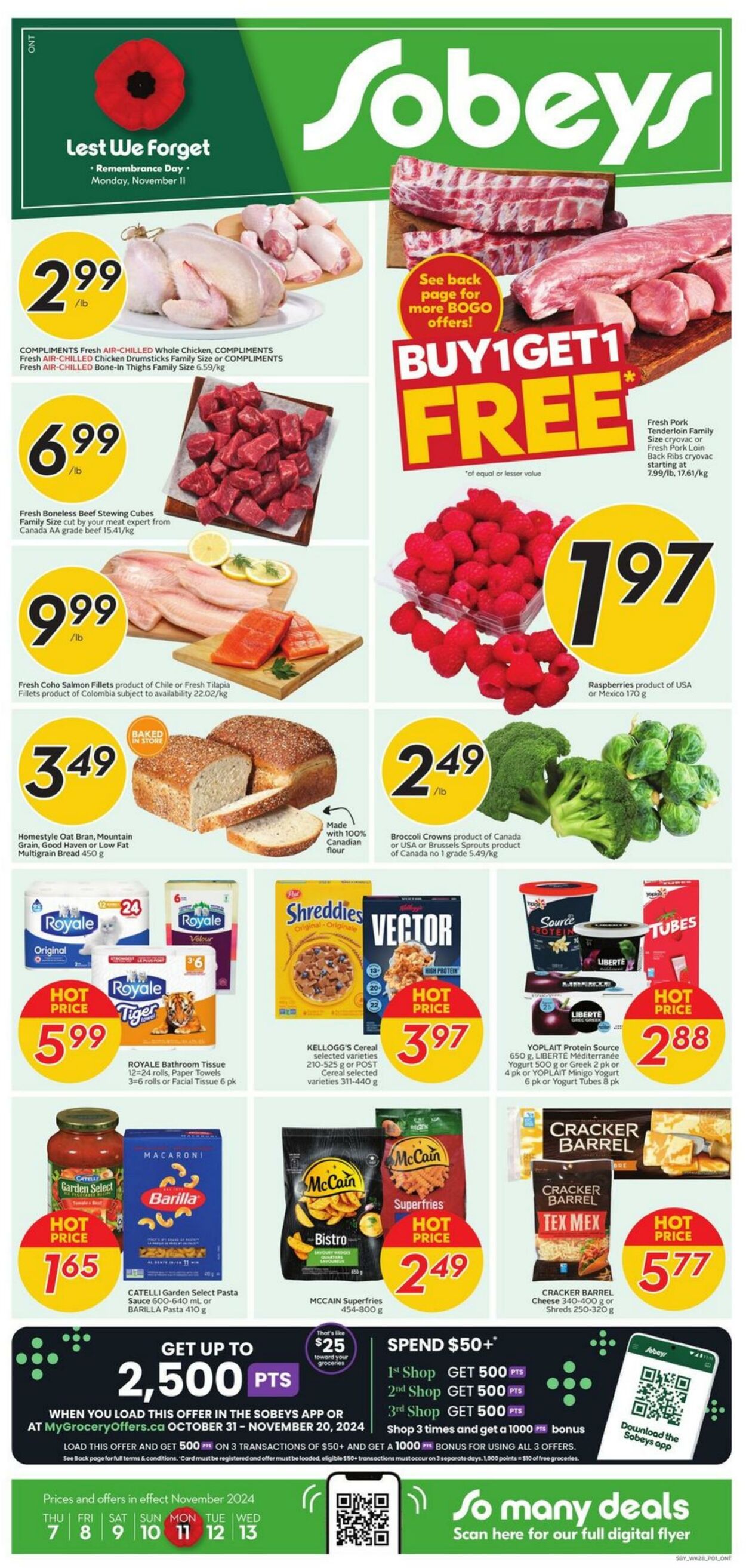 Flyer Sobeys 07.11.2024 - 13.11.2024