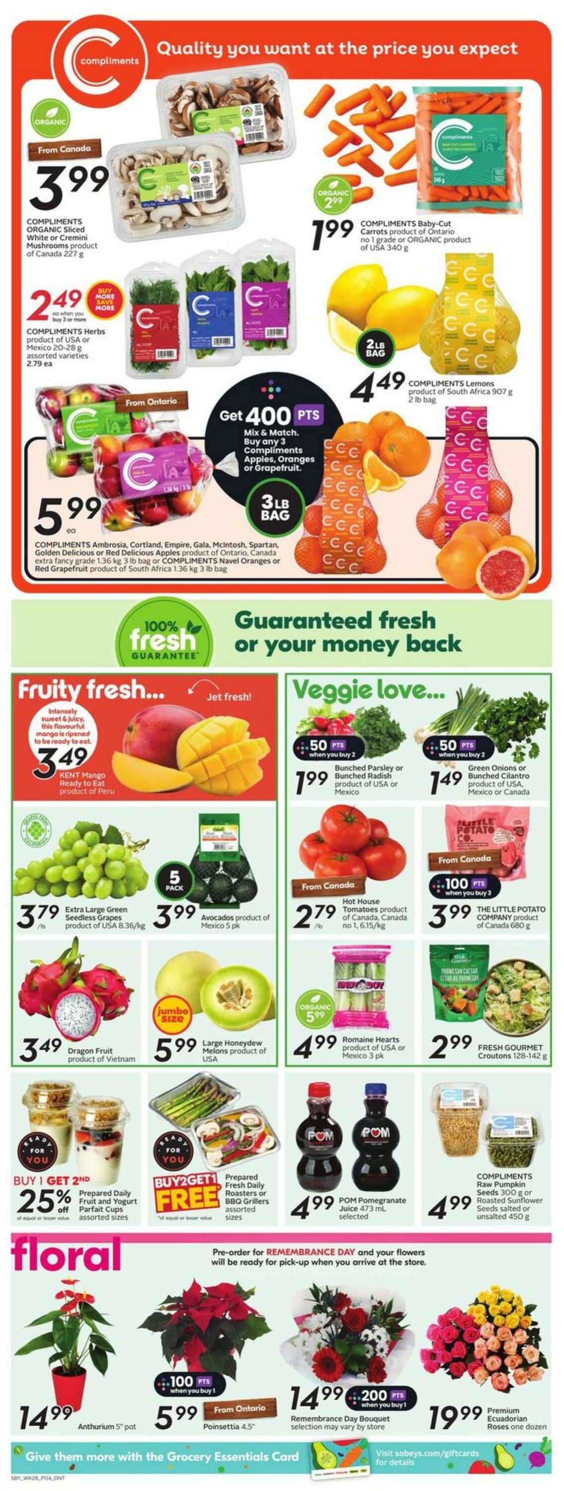 Flyer Sobeys 07.11.2024 - 13.11.2024