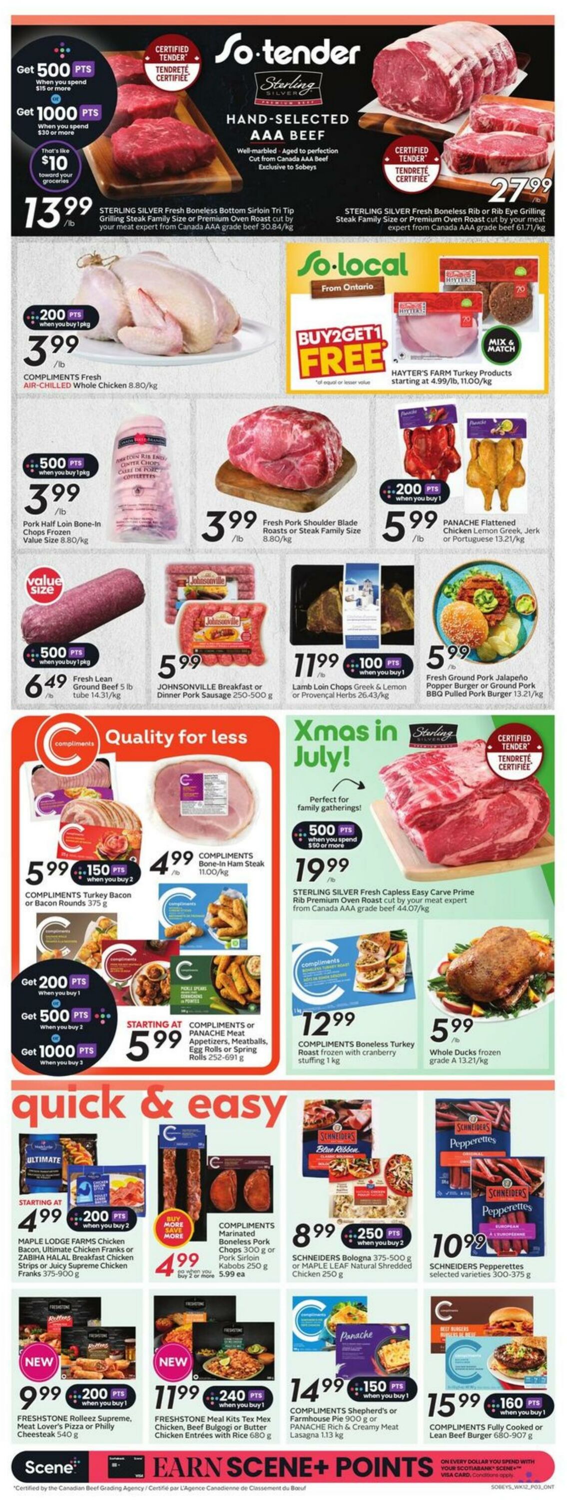 Flyer Sobeys 18.07.2024 - 24.07.2024