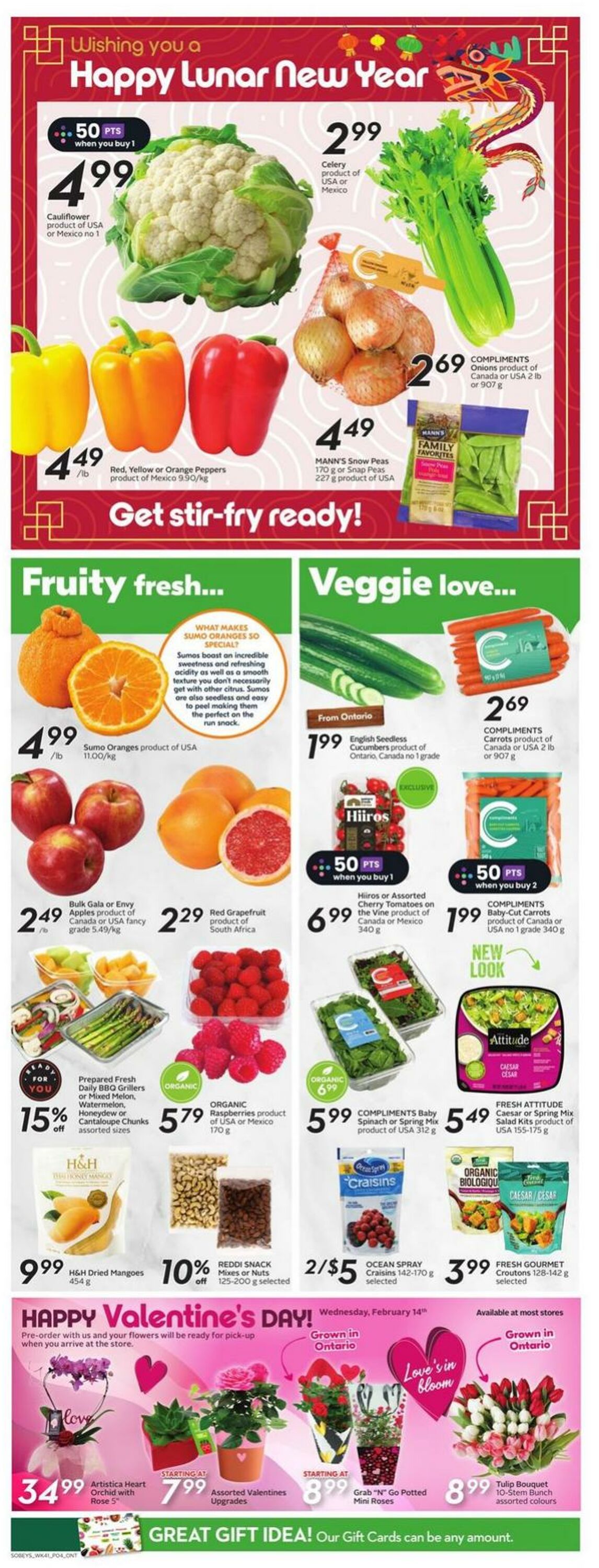 Flyer Sobeys 08.02.2024 - 14.02.2024