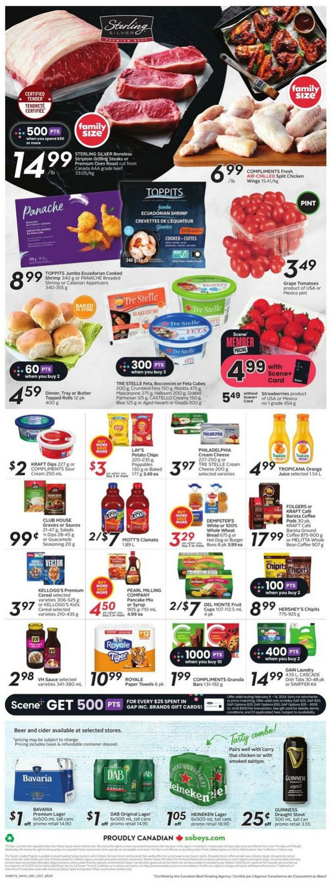 Flyer Sobeys 08.02.2024 - 14.02.2024