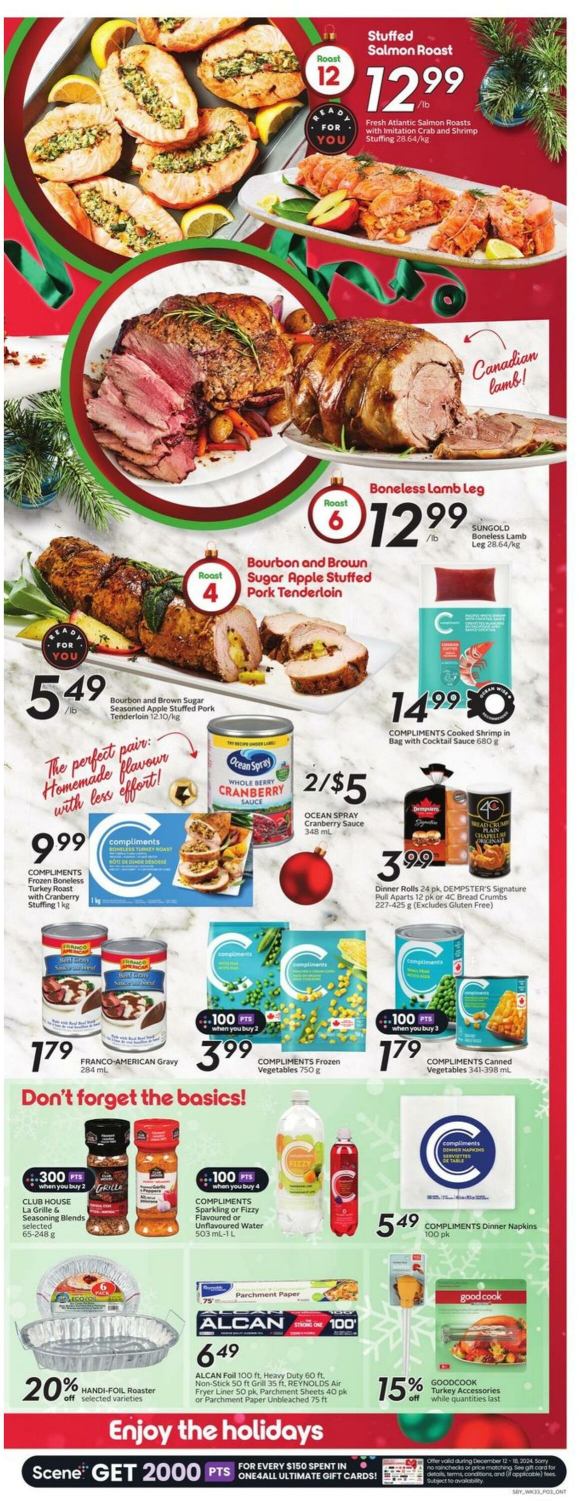 Flyer Sobeys 12.12.2024 - 18.12.2024