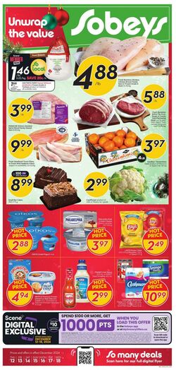 Flyer Sobeys 12.12.2024 - 18.12.2024