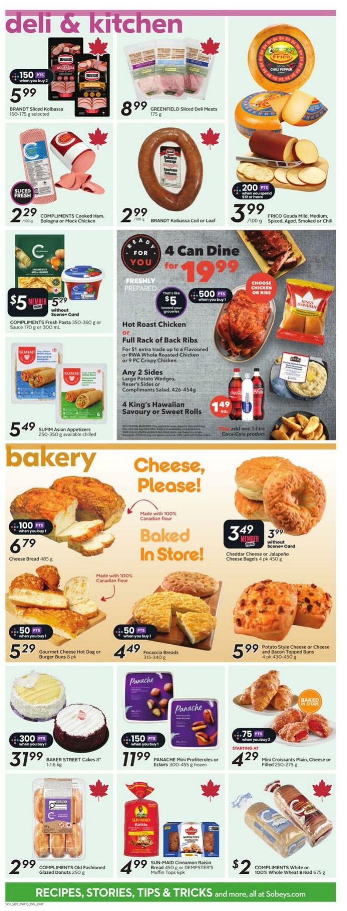Flyer Sobeys 14.08.2025 - 20.08.2025