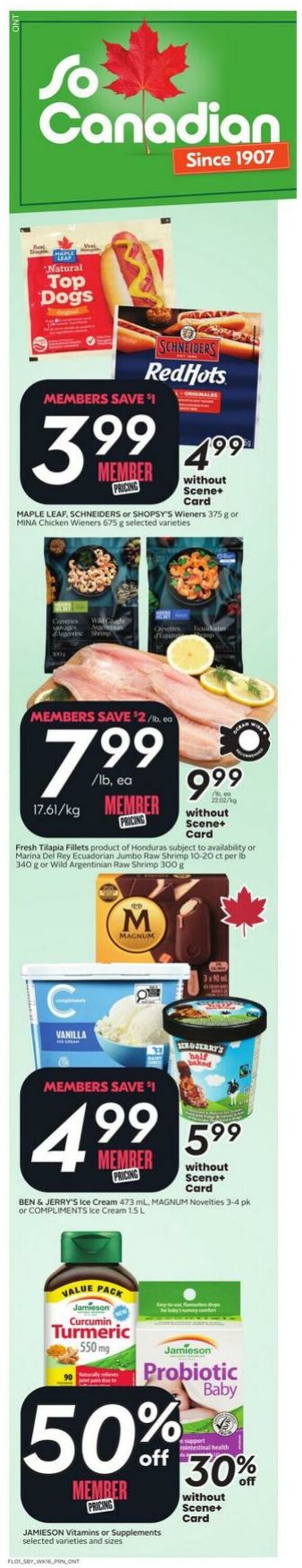 Flyer Sobeys 14.08.2025 - 20.08.2025