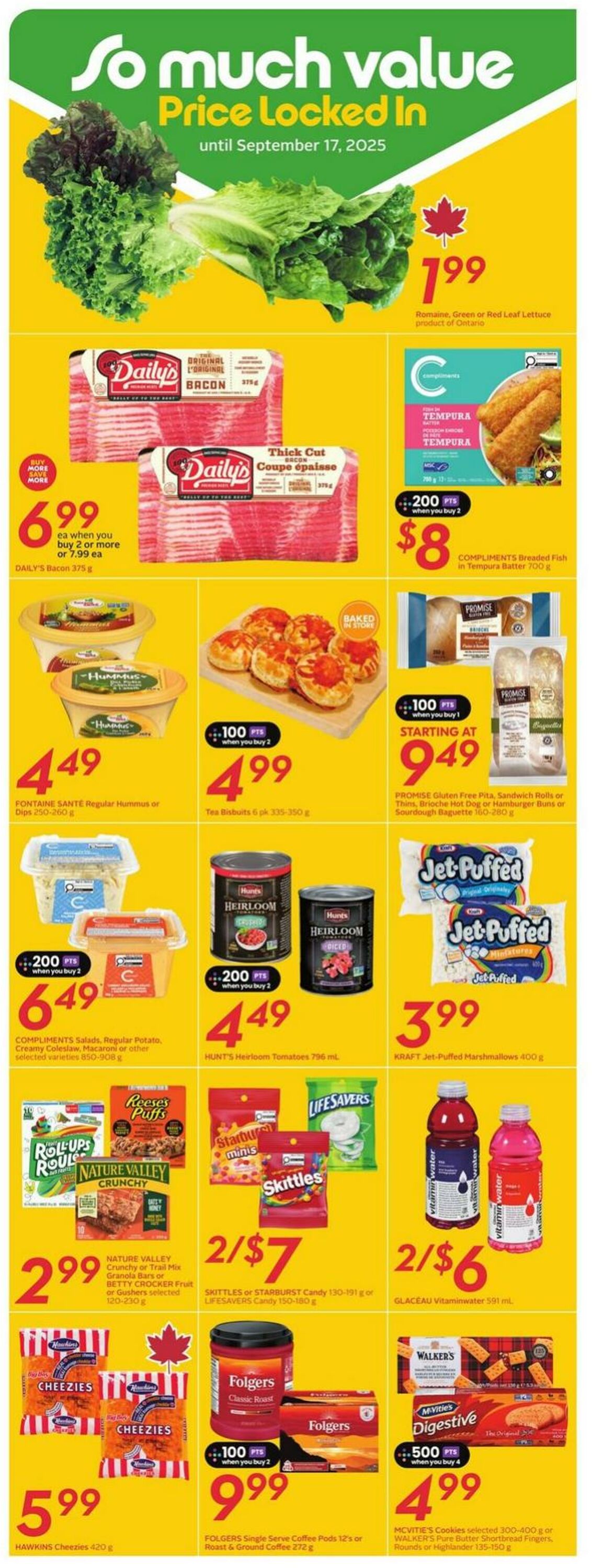 Flyer Sobeys 14.08.2025 - 20.08.2025