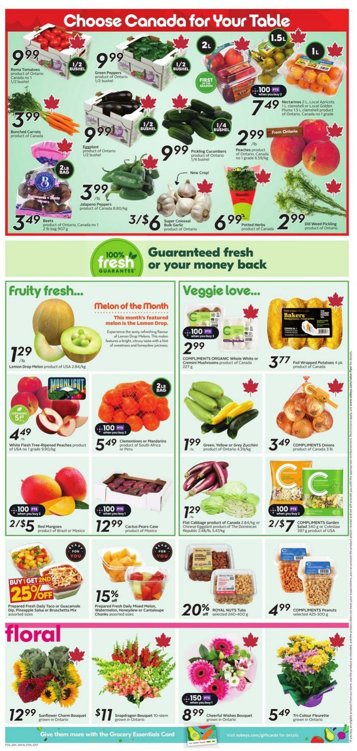 Flyer Sobeys 14.08.2025 - 20.08.2025