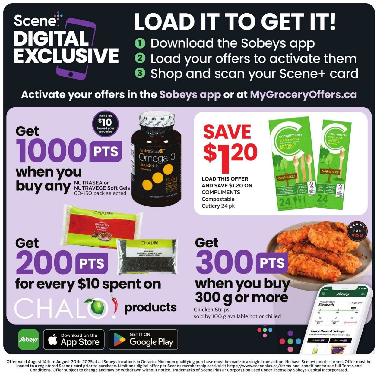 Flyer Sobeys 14.08.2025 - 20.08.2025