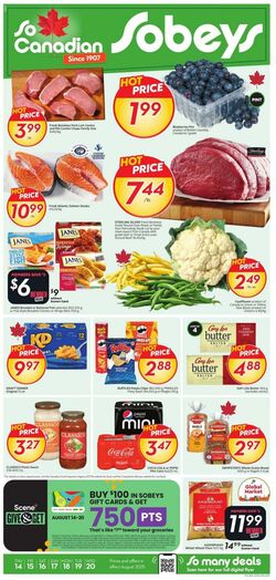 Flyer Sobeys 14.08.2025 - 20.08.2025