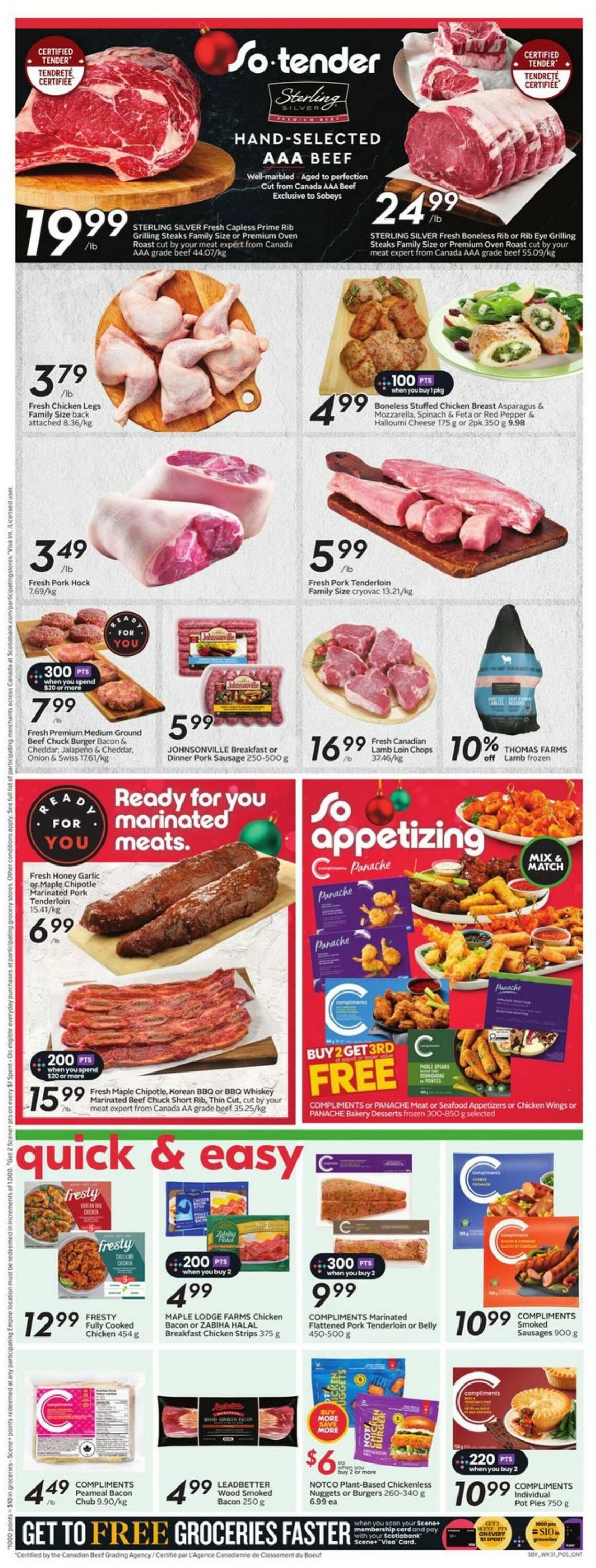 Flyer Sobeys 28.11.2024 - 04.12.2024