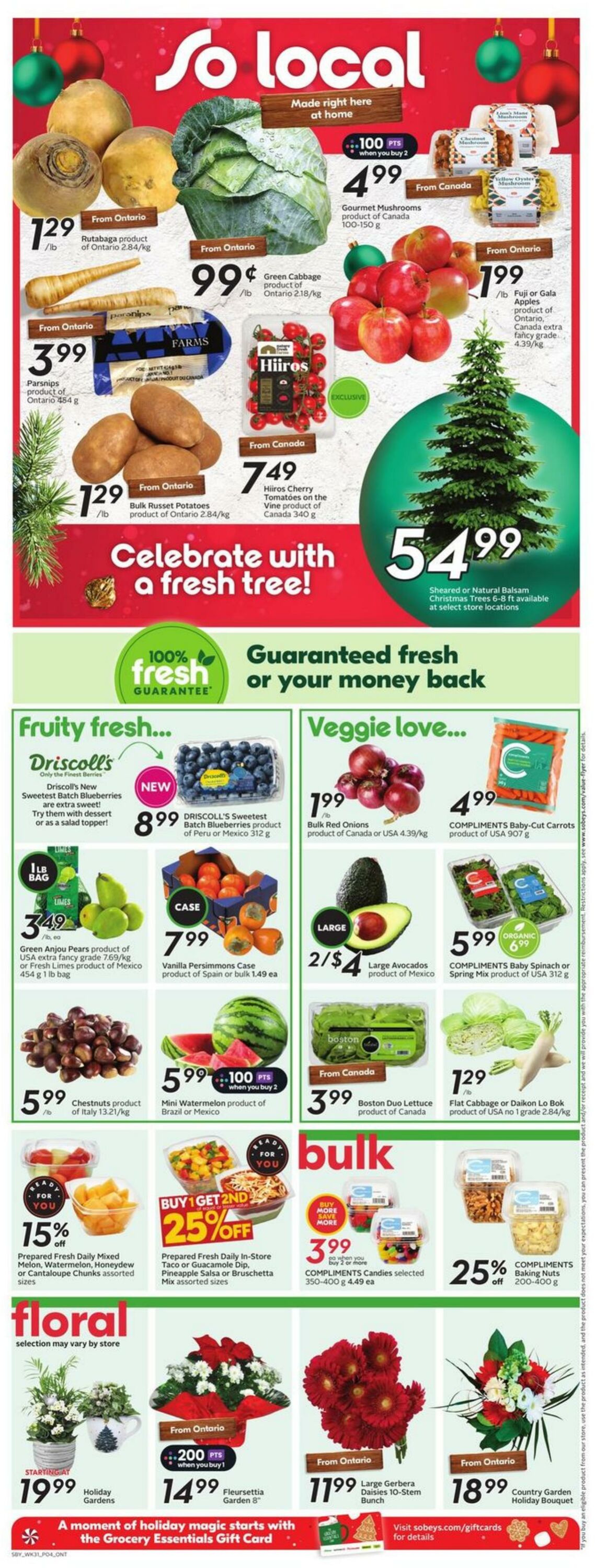 Flyer Sobeys 28.11.2024 - 04.12.2024