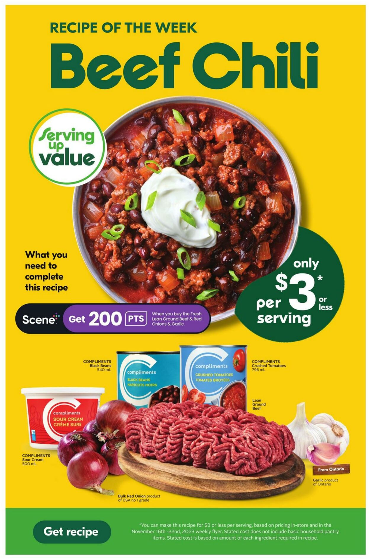 Flyer Sobeys 16.11.2023 - 22.11.2023