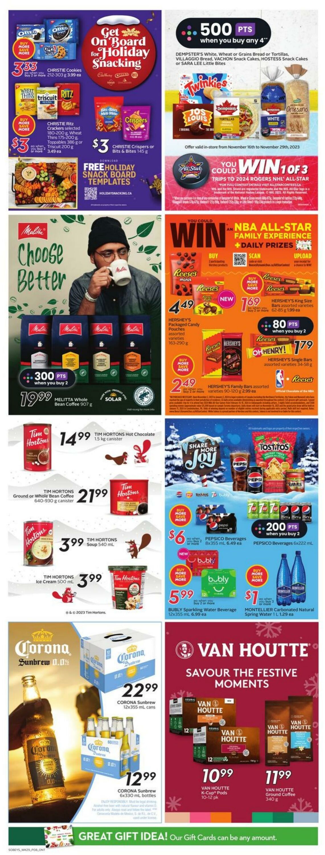 Flyer Sobeys 16.11.2023 - 22.11.2023