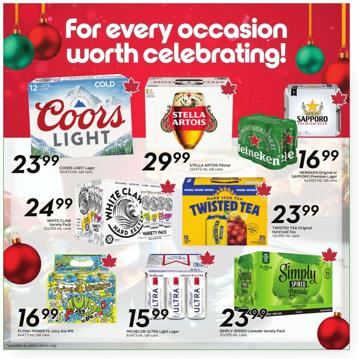 Flyer Sobeys 18.12.2025 - 24.12.2025