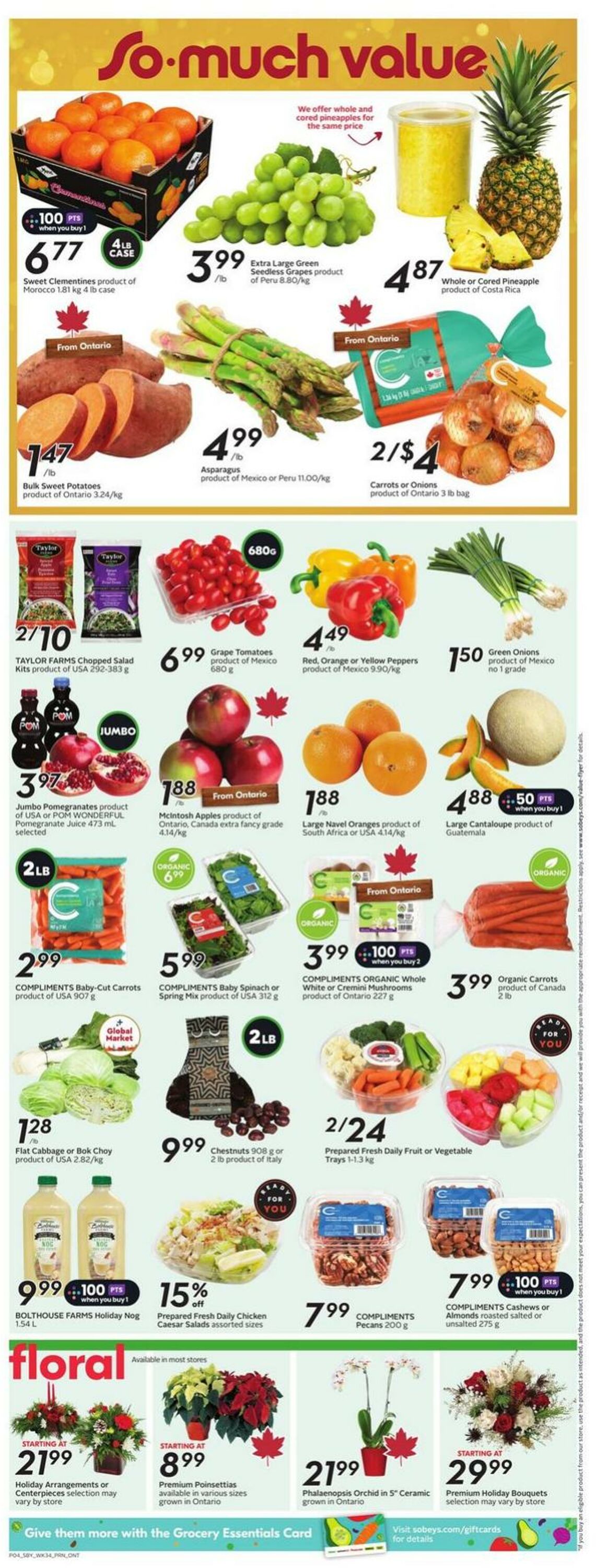 Flyer Sobeys 18.12.2025 - 24.12.2025
