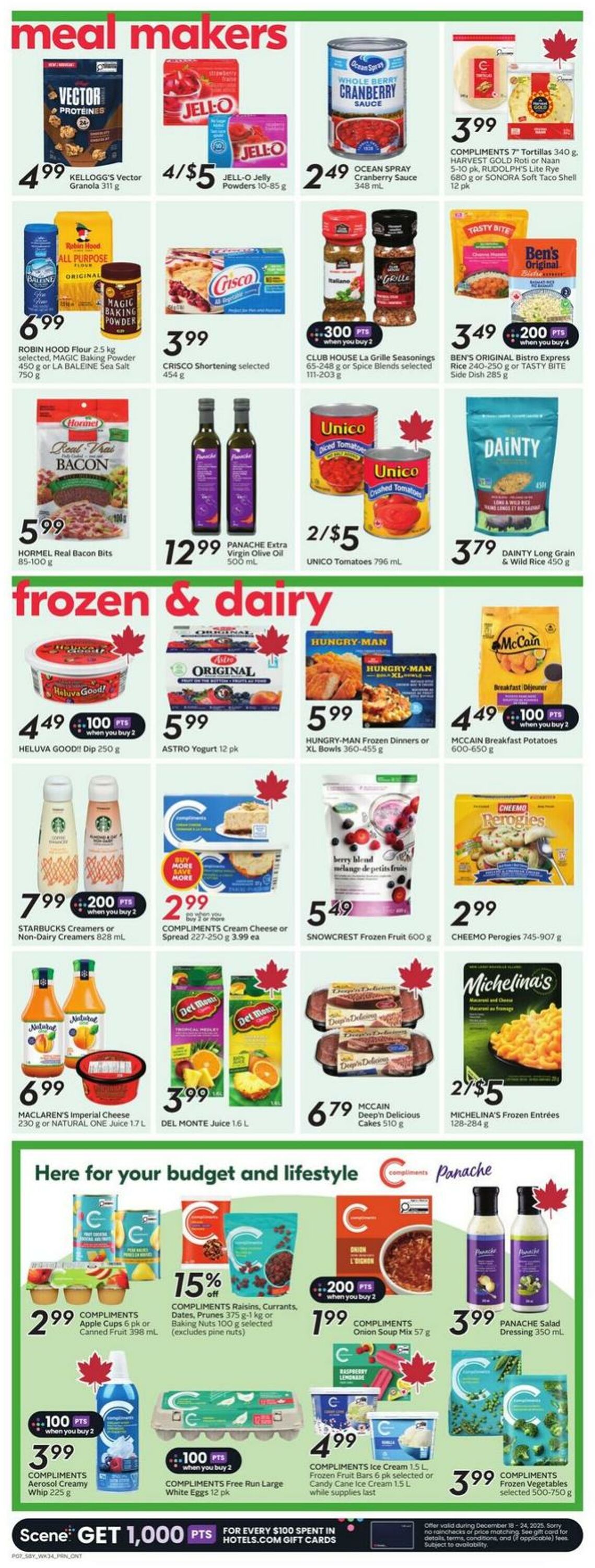 Flyer Sobeys 18.12.2025 - 24.12.2025