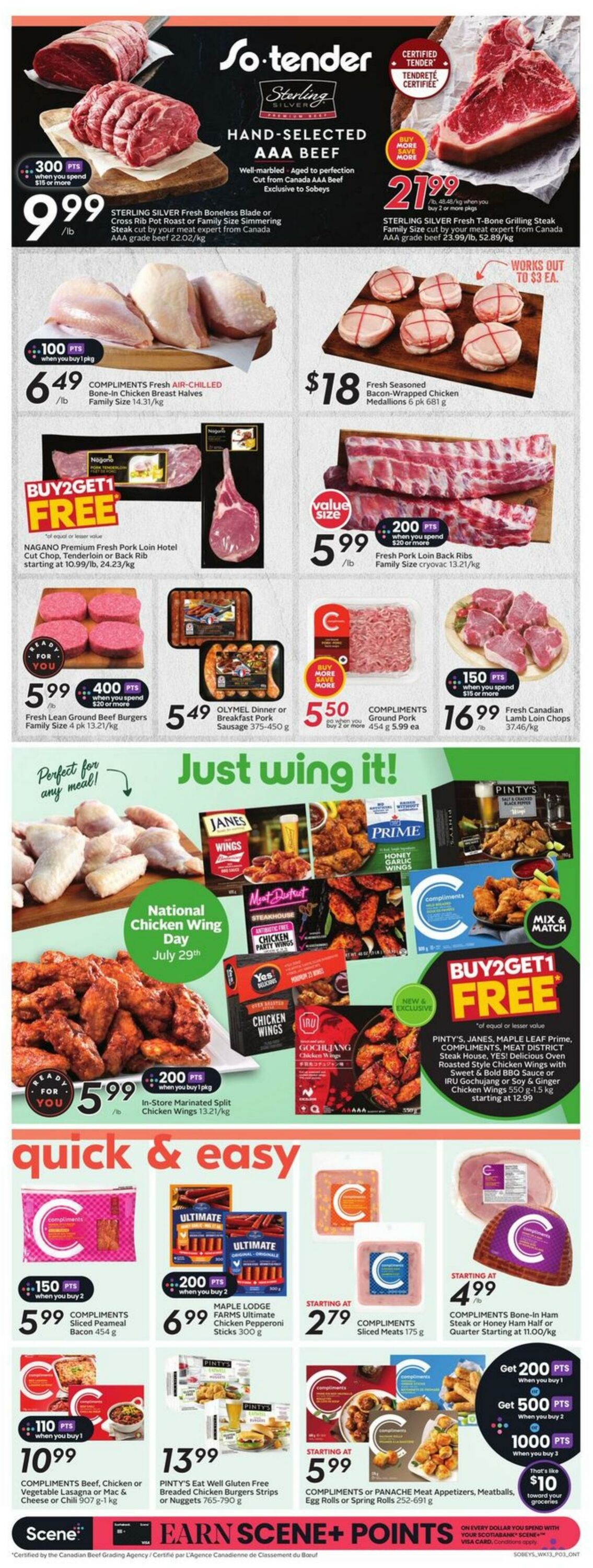 Flyer Sobeys 25.07.2024 - 31.07.2024