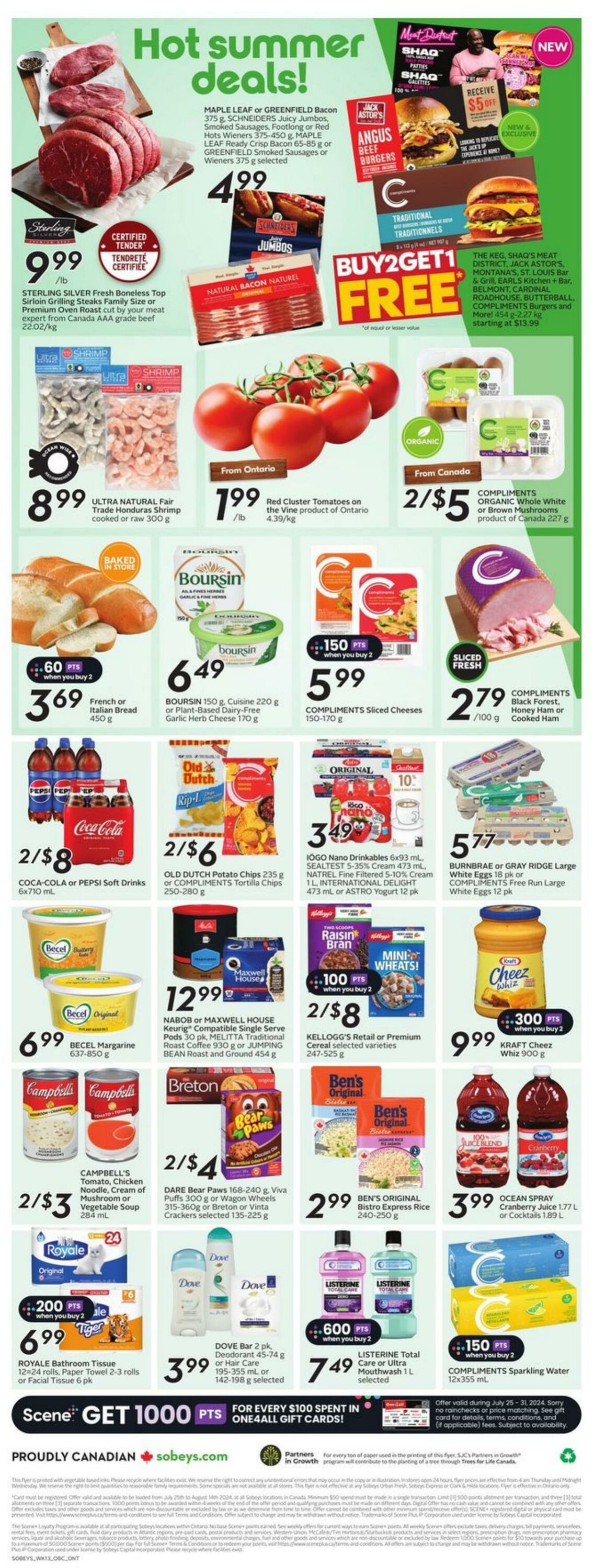 Flyer Sobeys 25.07.2024 - 31.07.2024