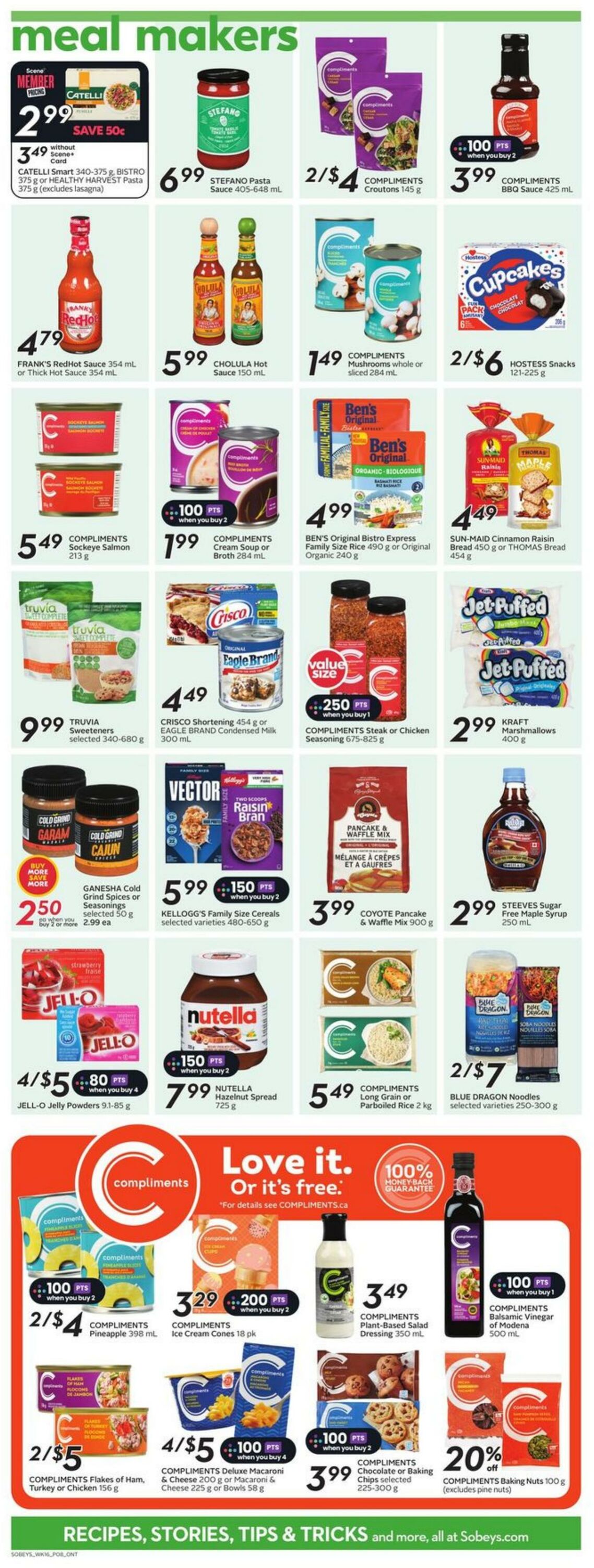 Flyer Sobeys 15.08.2024 - 21.08.2024