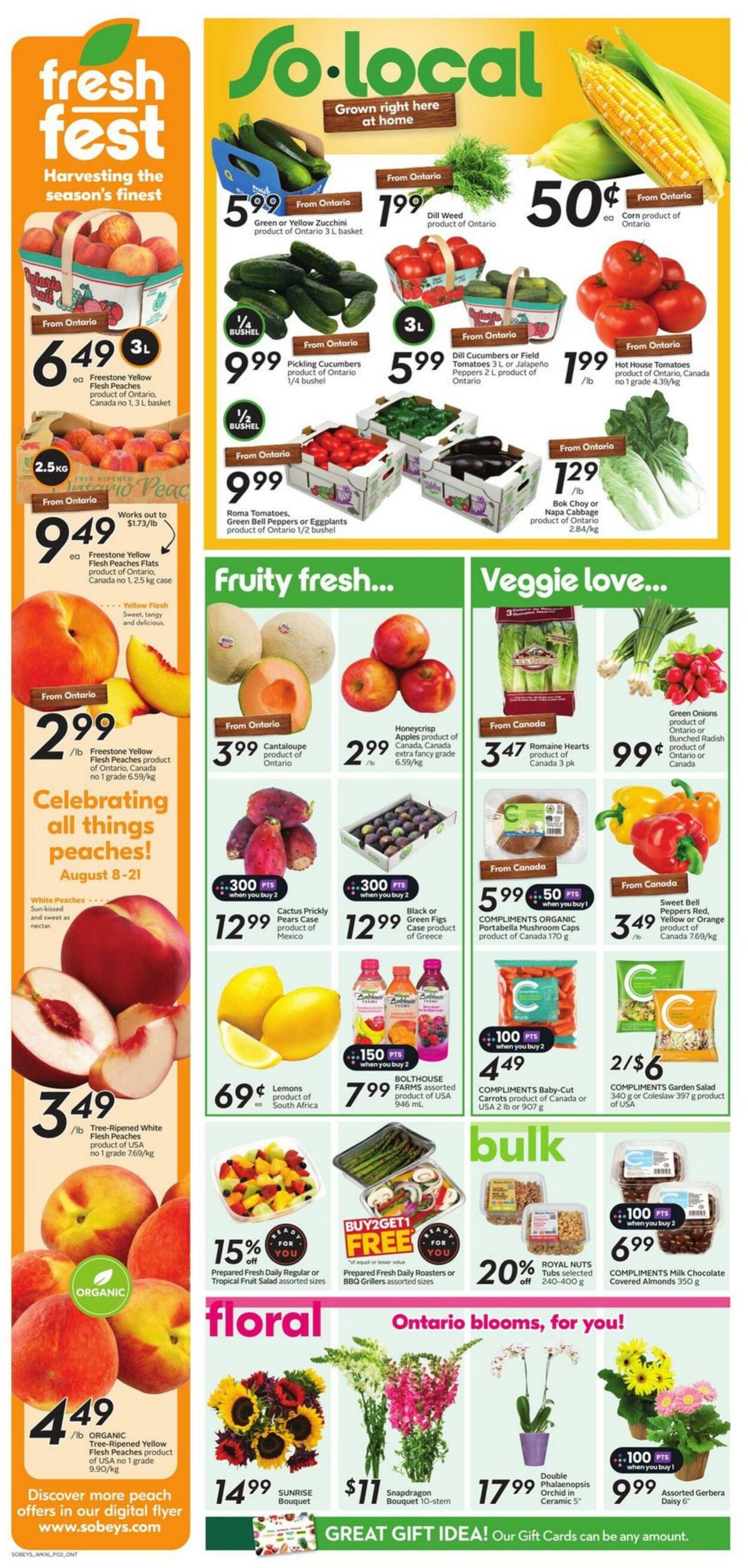 Flyer Sobeys 15.08.2024 - 21.08.2024