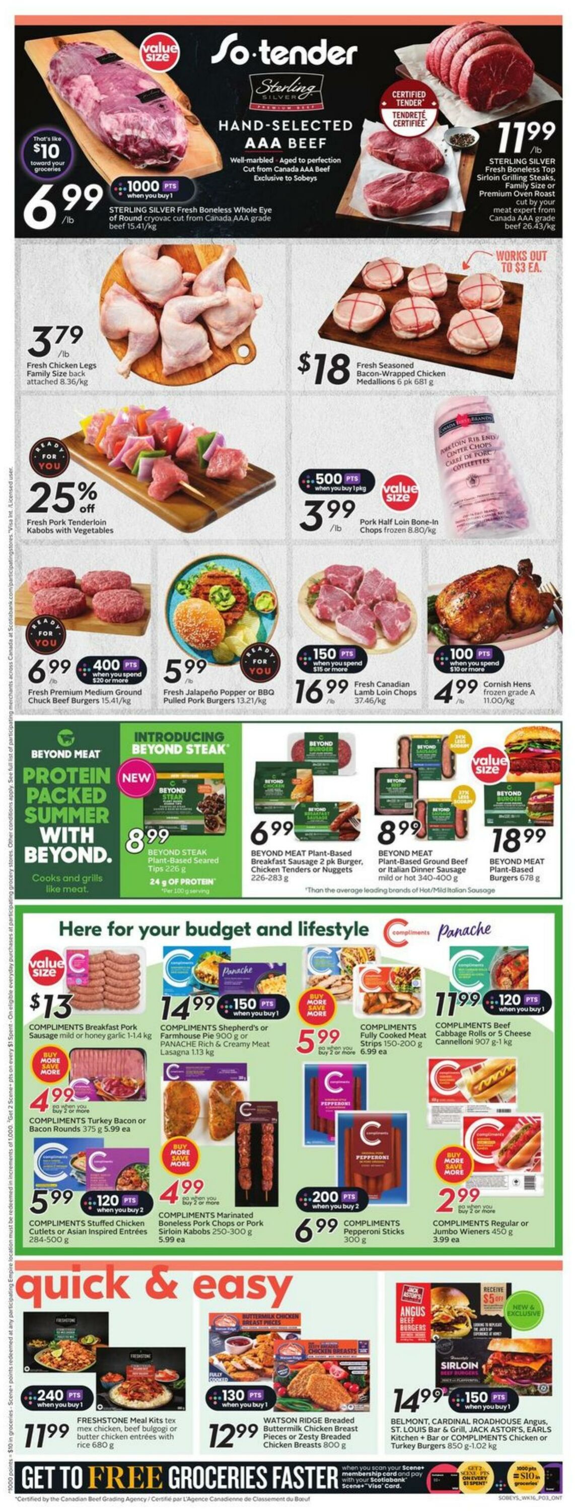 Flyer Sobeys 15.08.2024 - 21.08.2024