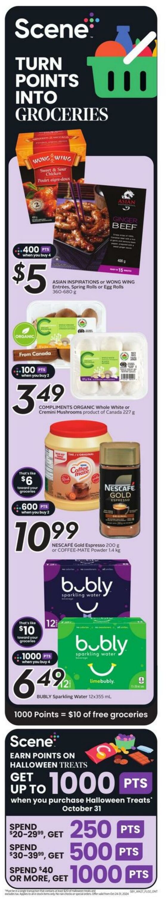 Flyer Sobeys 31.10.2024 - 06.11.2024