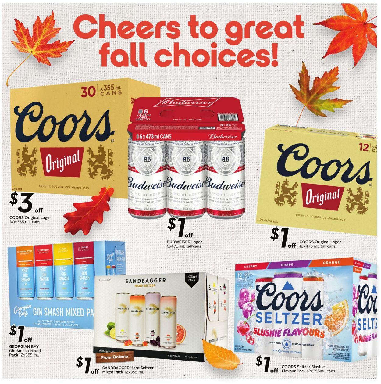 Flyer Sobeys 31.10.2024 - 06.11.2024