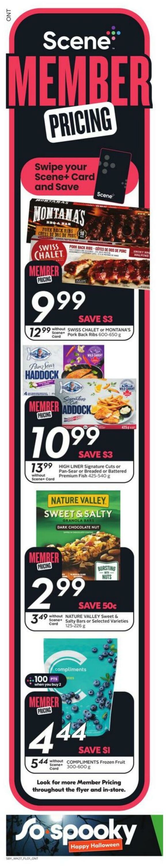 Flyer Sobeys 31.10.2024 - 06.11.2024